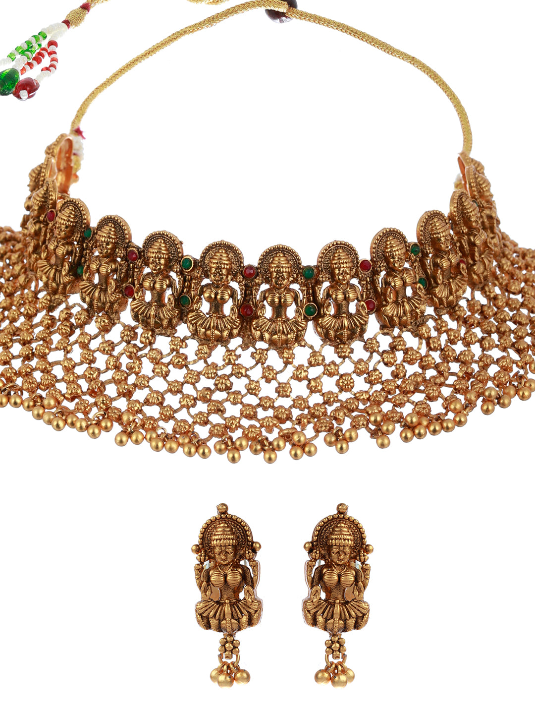 Priyaasi Traditional Gold Plated Goddess Jewellery Set