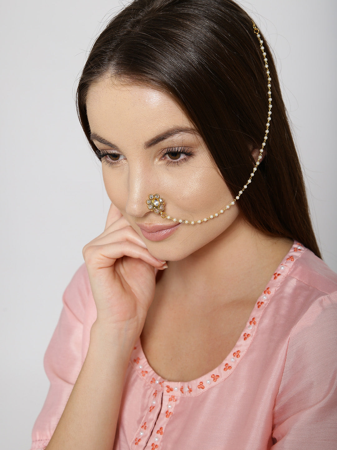 Nose Naaths (nose rings) – THE KUNDAN SHOP
