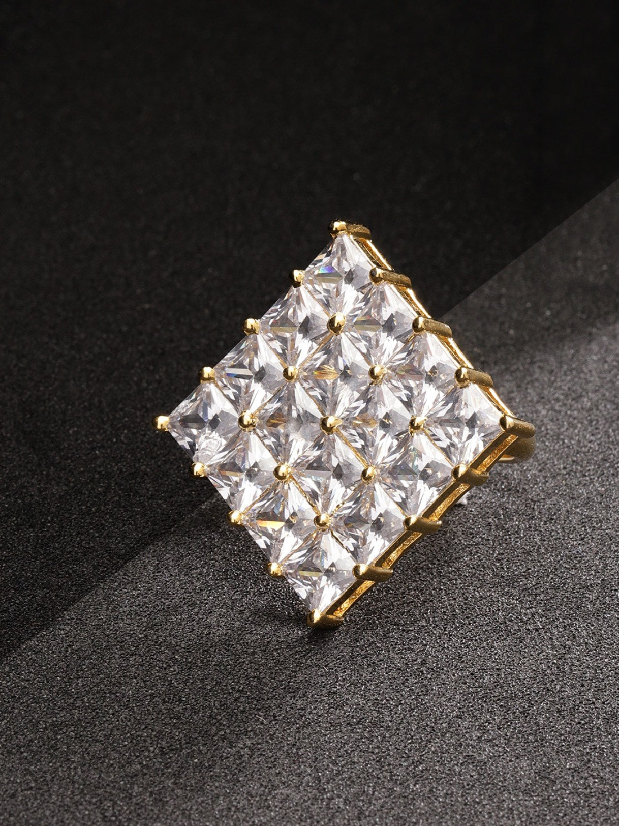 Designer American Diamond Adjustable Ring For Women & Girls - Jewellery  Shop Online