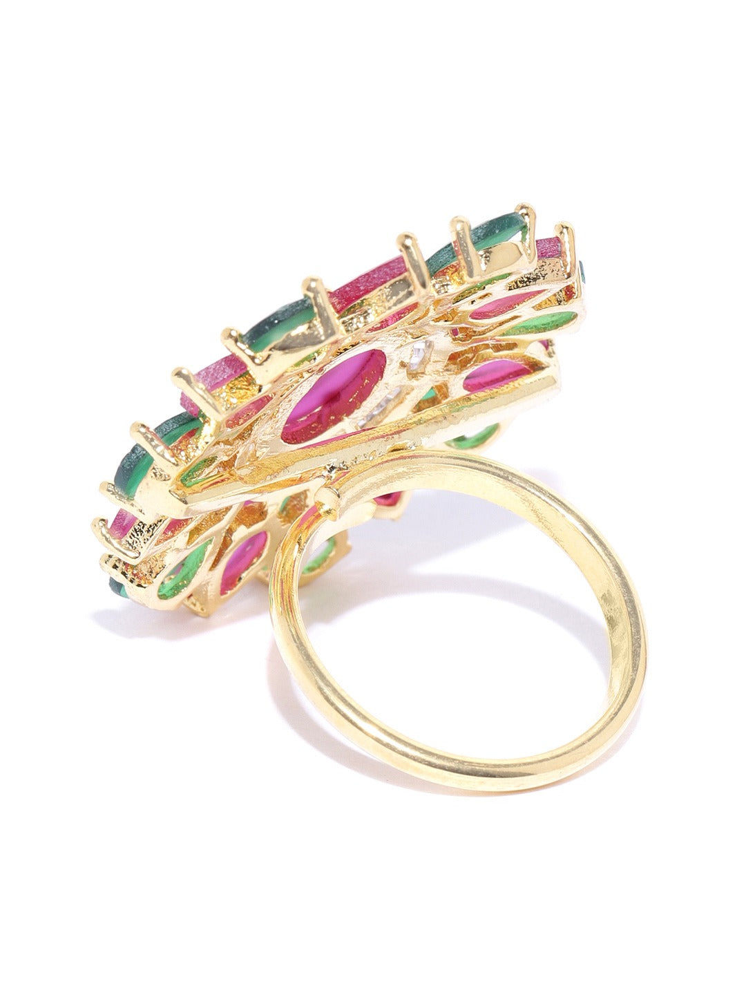 Buy Chopra Gems & Jewellery Gold Plated Brass Ruby Ring (Men and Women) -  Free size Online at Best Prices in India - JioMart.
