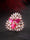 Sparkling Pink & White CZ Stone Studded Gold Plated Ring For Women And Girls