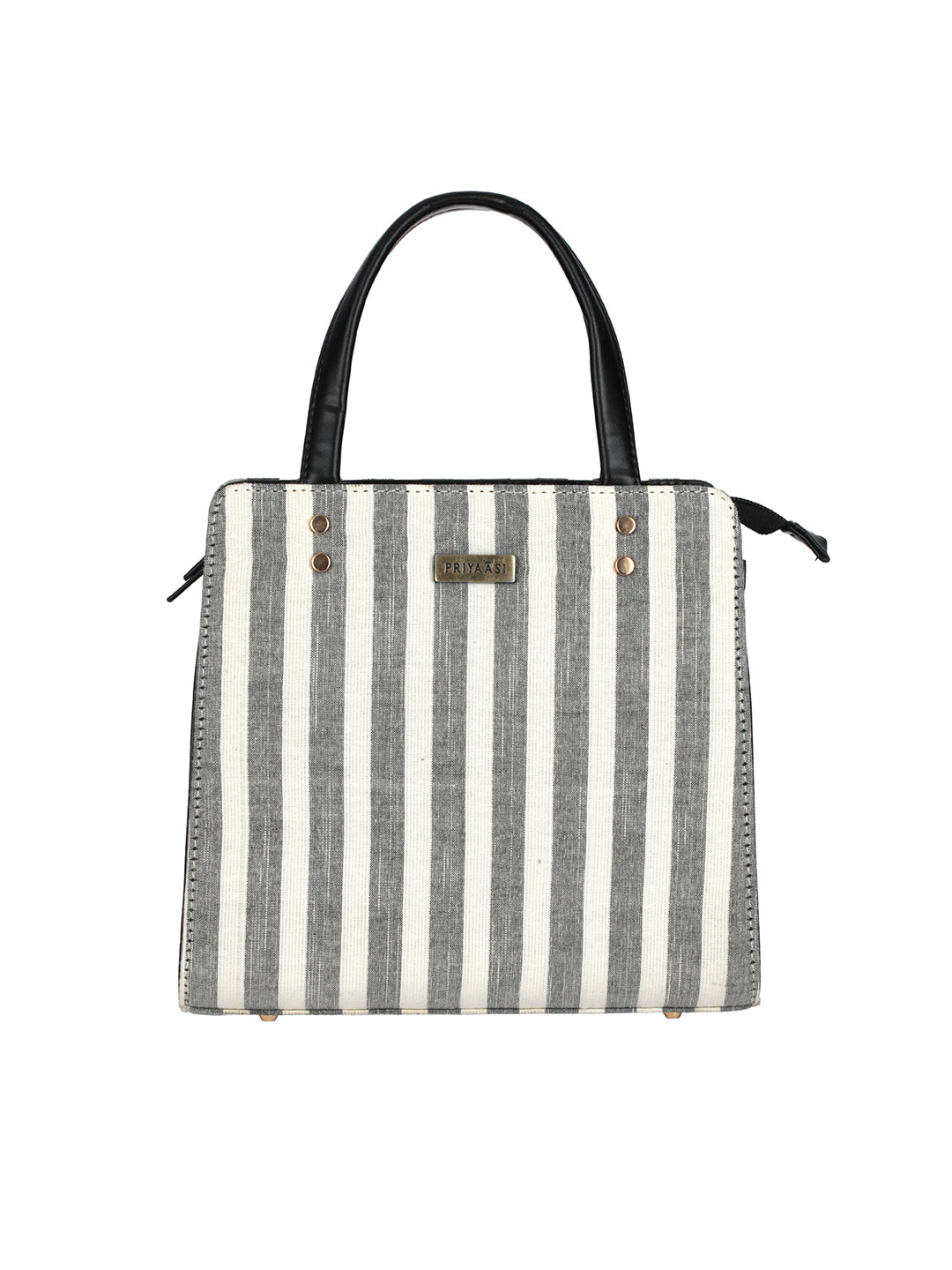 Classy Grey Ikat Satchel Bag