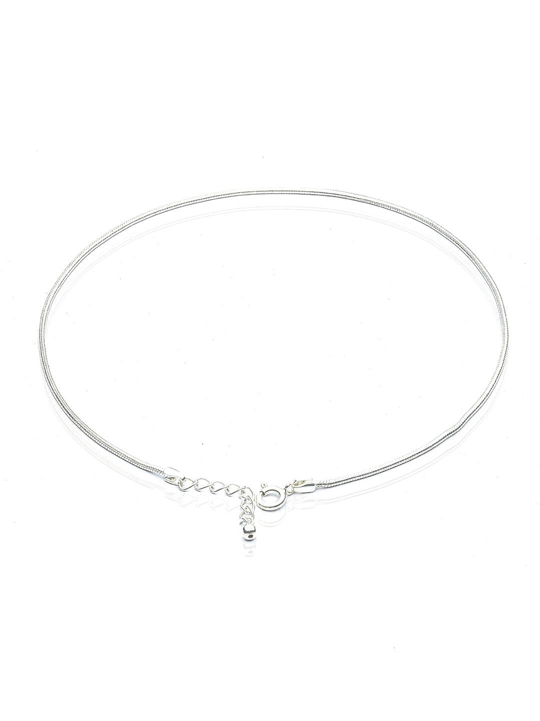 Lucky Clover Charm Sterling Silver Anklets
