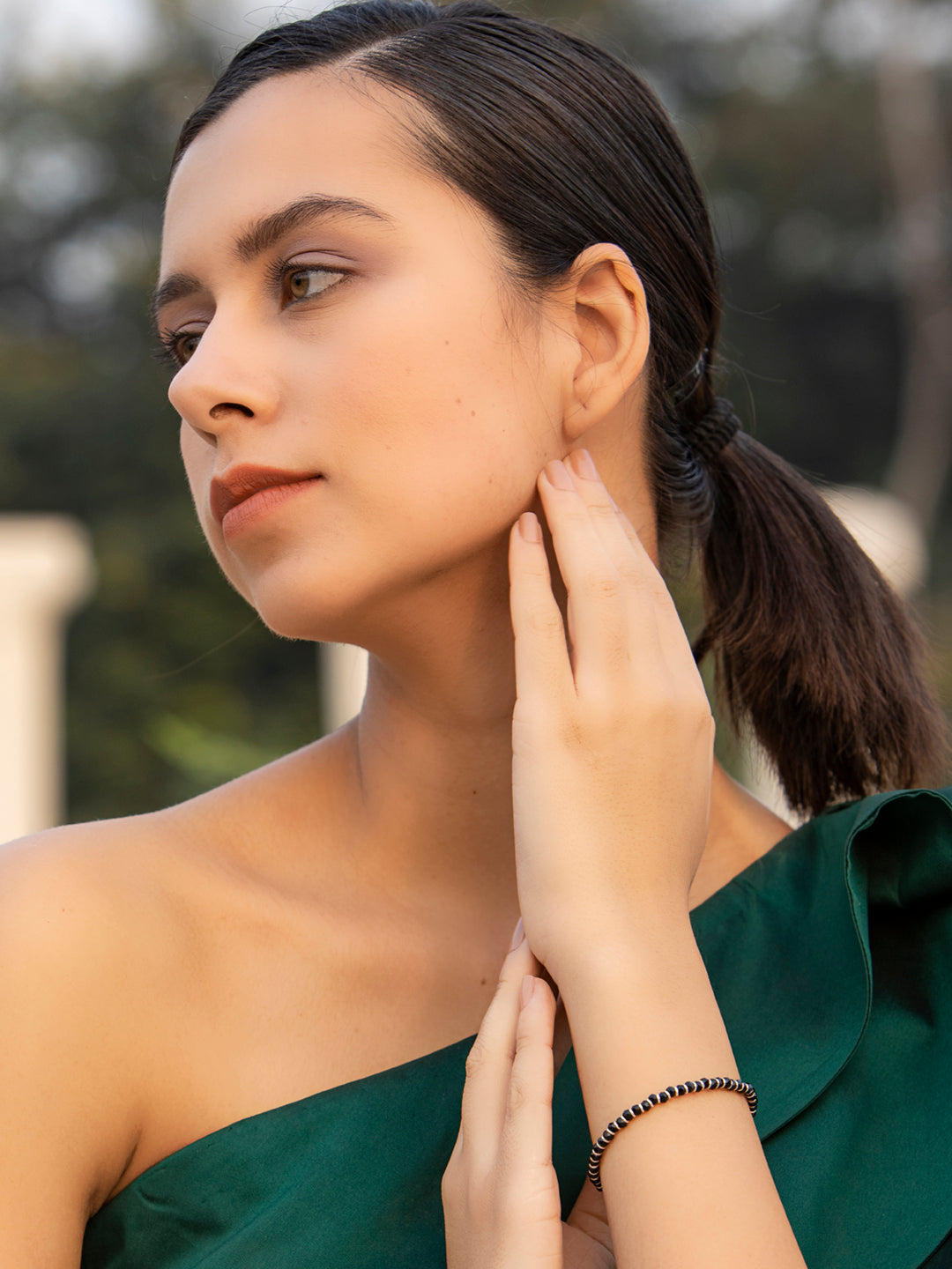 Buy Priyaasi Elegant American Diamond/AD Bracelet for Women | Fashionable &  Trendy | Kada Style Leaf Design Girls Bracelet | Rose Gold Bracelet with  Interlock Closure | Onesize - 2.6 at Amazon.in