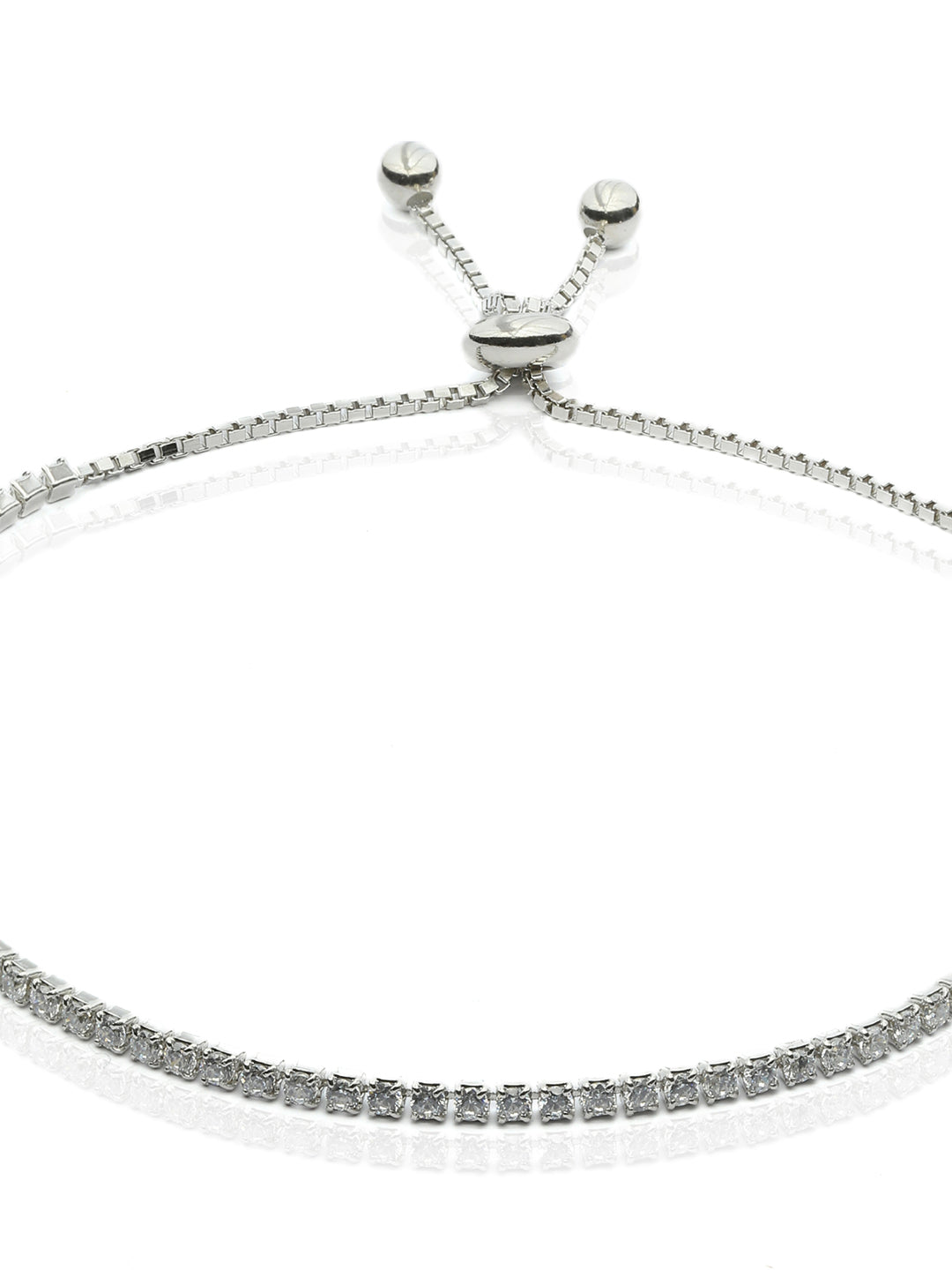 Simply Studded Sterling Silver Bracelet