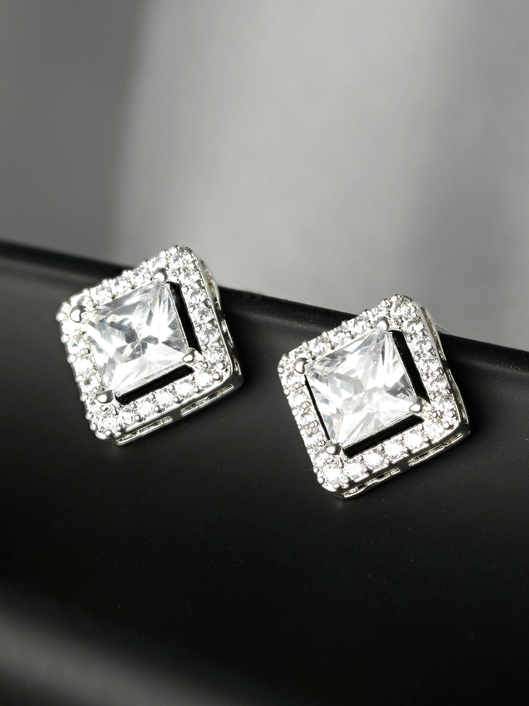 DiamonArt® Sterling Silver 3 CT. T.W. Cubic Zirconia Stud Earrings -  JCPenney