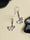 Sheer Joy-Sterling Silver Dancing Leaves Drop Earrings
