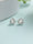 Sheer by Priyaasi Heart American Diamond Sterling Silver Earrings