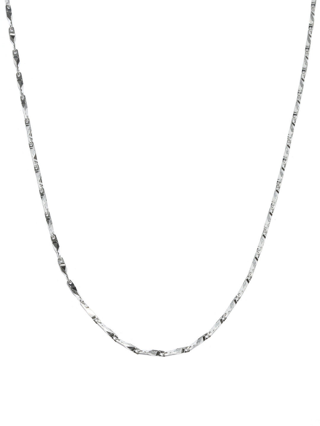 Twisted Links Sterling Silver Necklace
