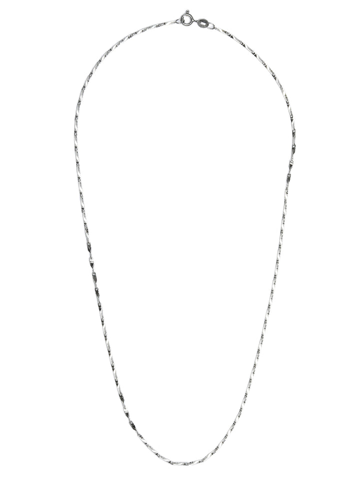 Twisted Links Sterling Silver Necklace