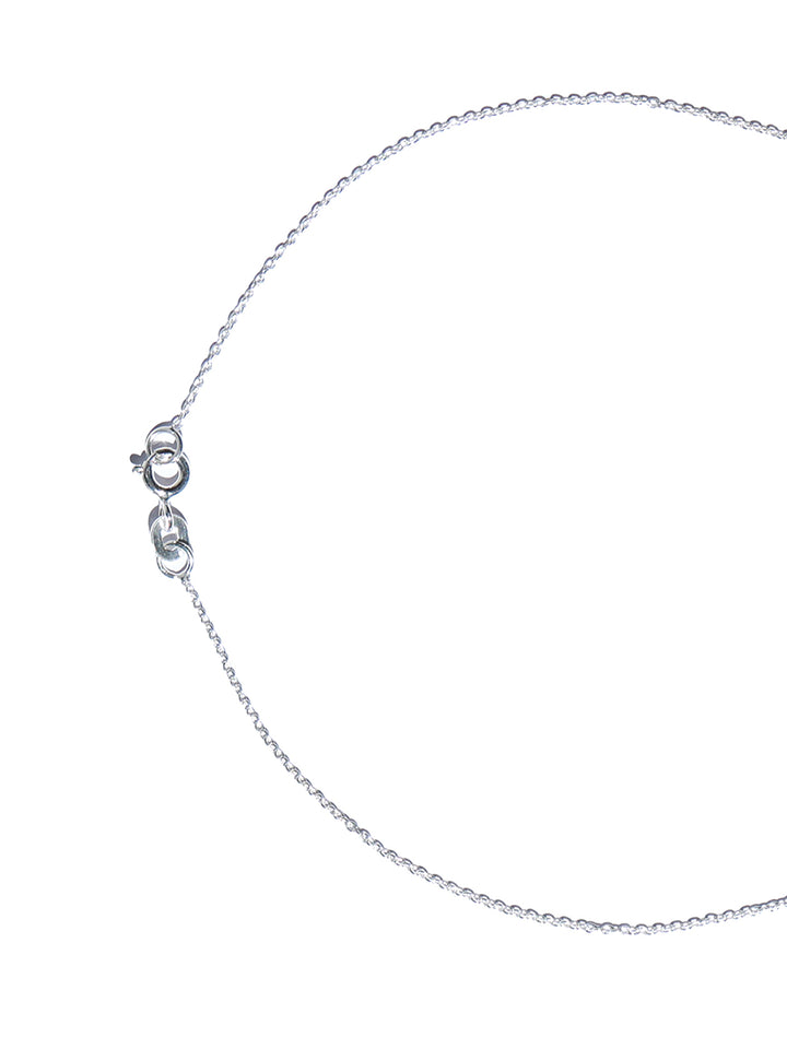 Elegant Swirl Heart Sterling Silver Necklace
