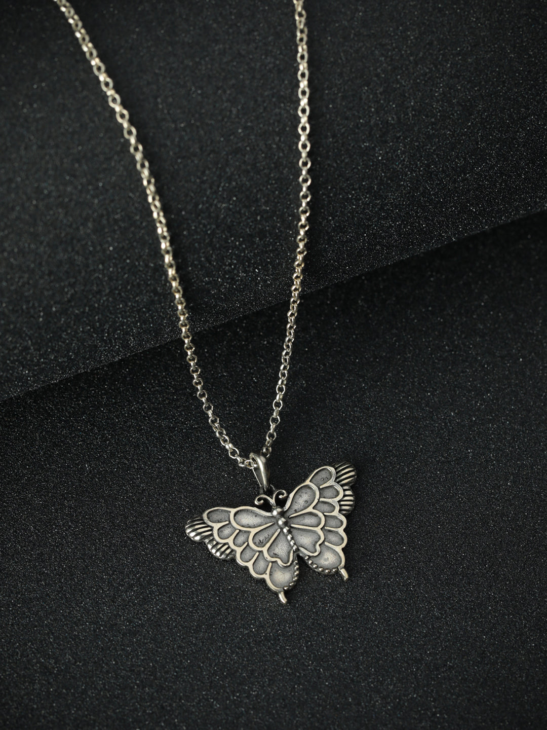 Butterfly Necklace Diamond Accents Sterling Silver | Jared