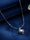 Sheer by Priyaasi Minimal Solitaire Sterling Silver Necklace