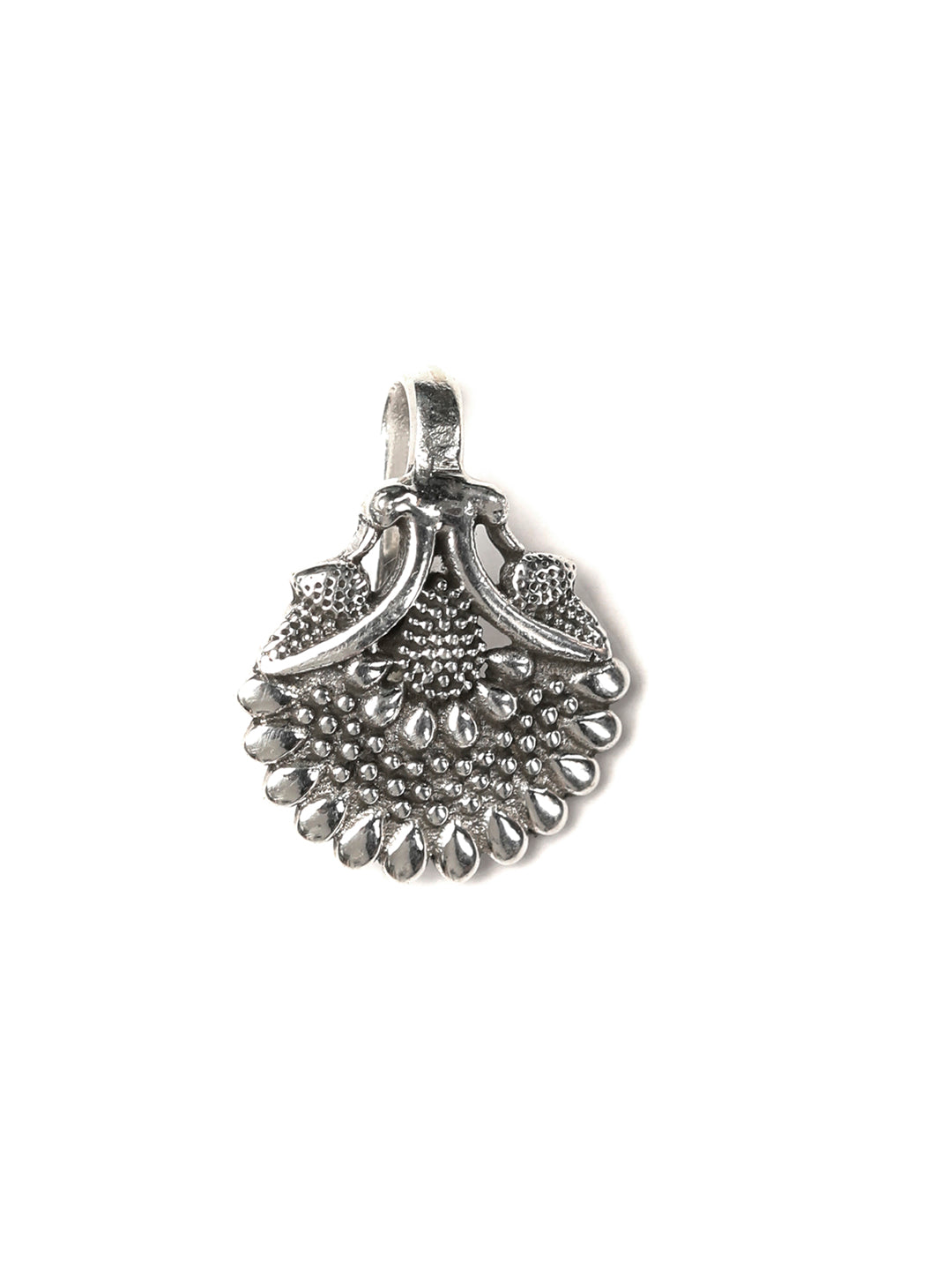 Oxidised Silver Peacock Nosepin