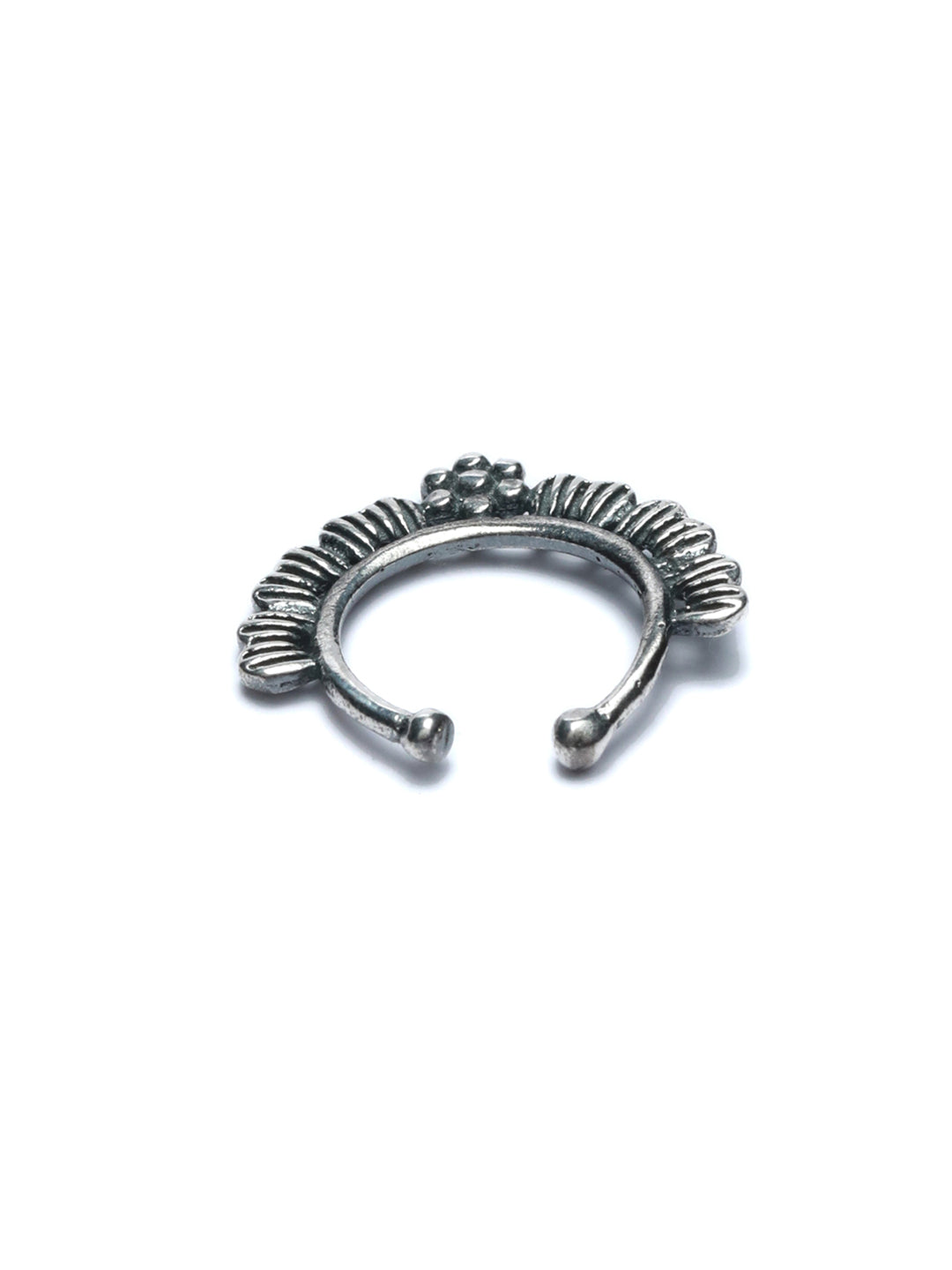 Golden Simple Loop Steel Non-Piercing Fake Septum Ring - BM25.com
