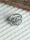Oxidised Silver Blooming Flower Ring