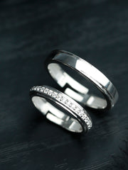 Sterling Silver Forever Couple Rings