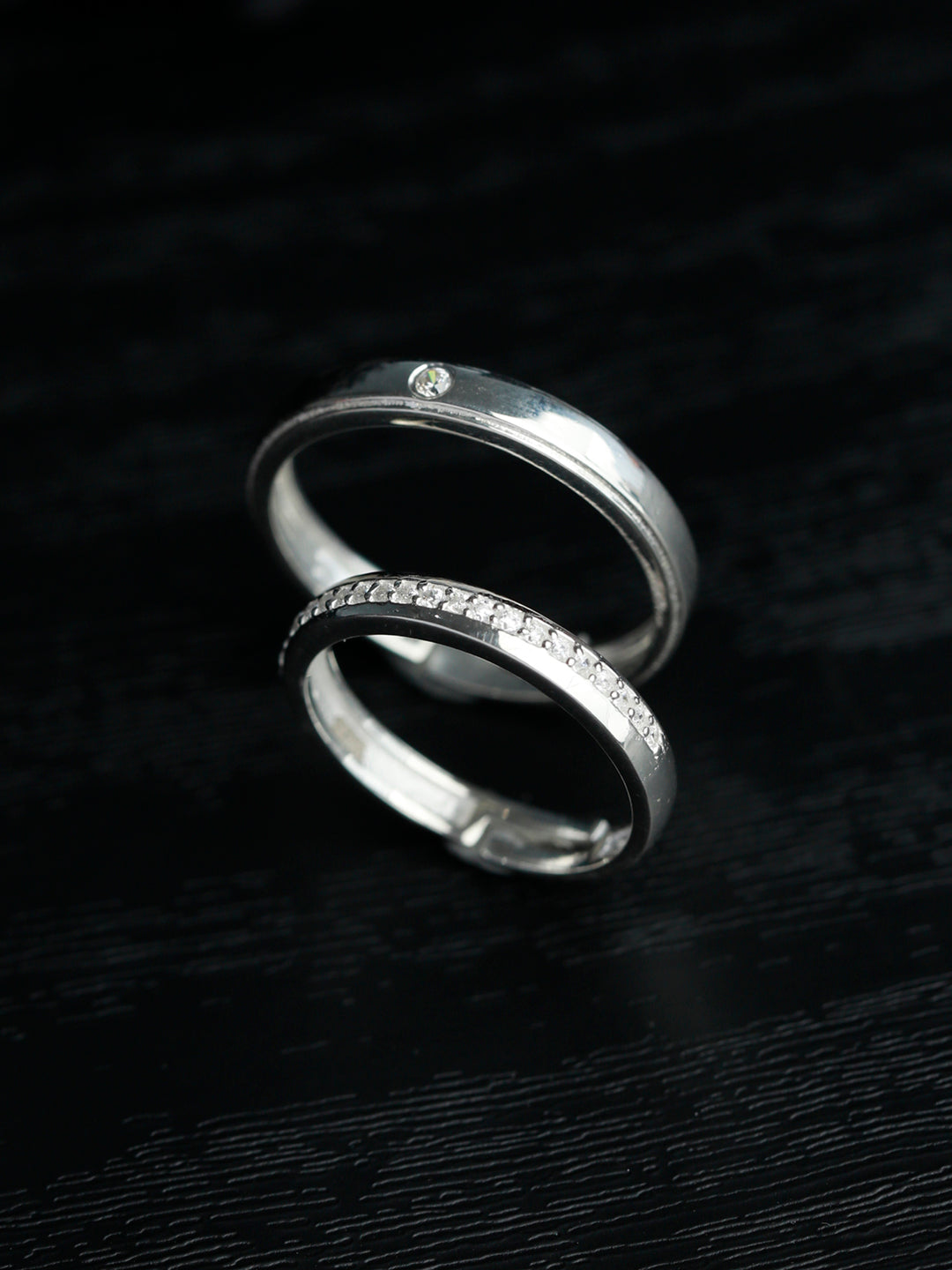 Eternity Sterling Silver Couple Rings