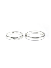 Eternity Sterling Silver Couple Rings