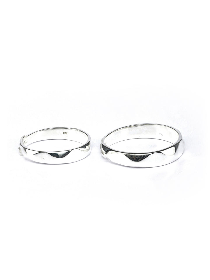 Sterling Silver Timeless Couple Rings