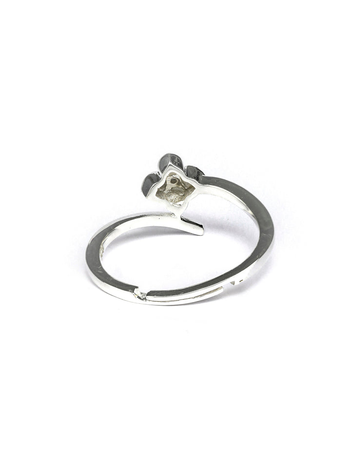 Sterling Silver Tiny Flower Ring