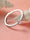 Sheer by Priyaasi Minimal Solitaire Sterling Silver Ring