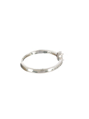 Sheer by Priyaasi Minimal Solitaire Sterling Silver Ring