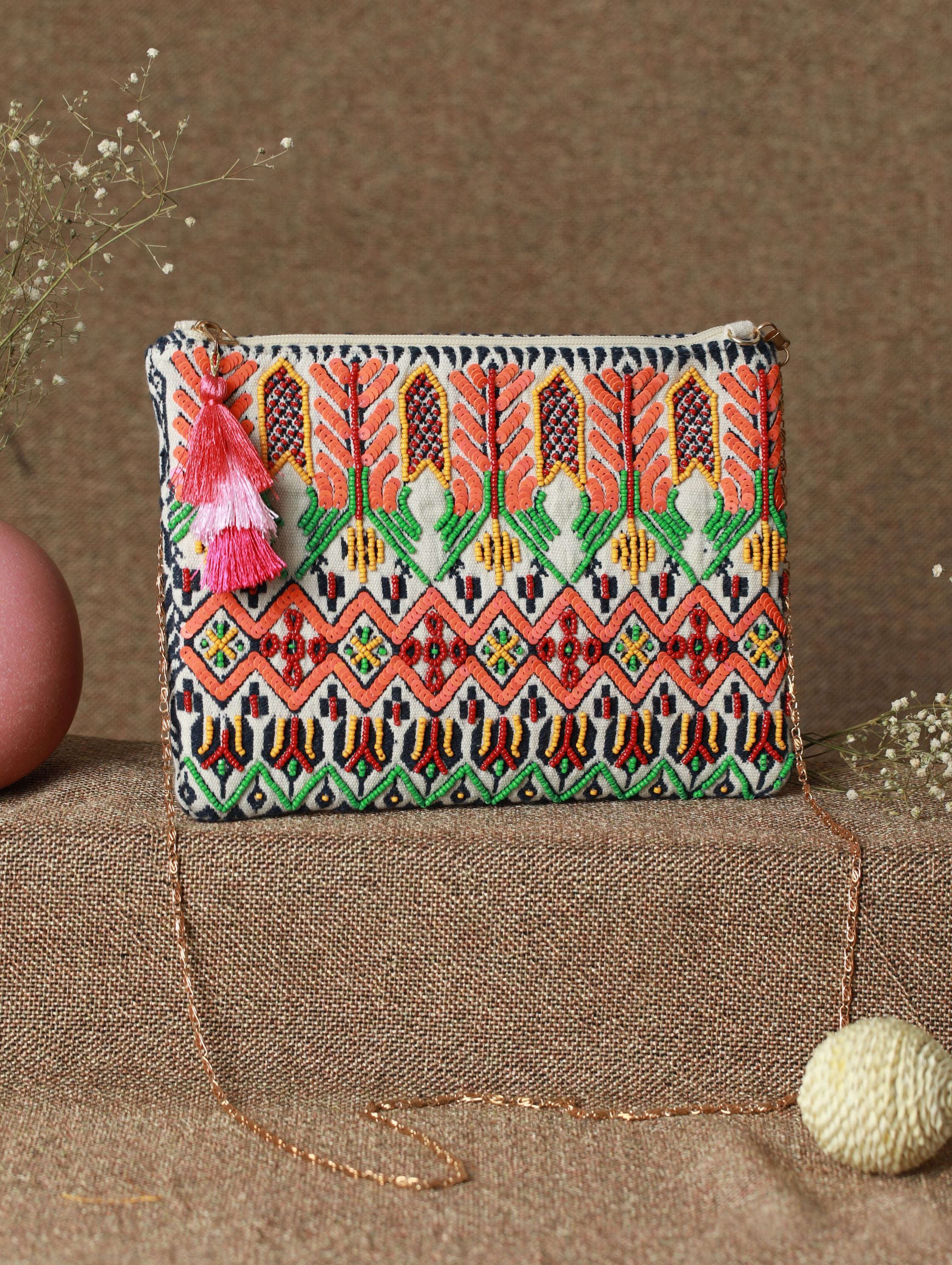 Ethnic Embroidered Handbag Tote Bag Sling Bag Shoulder Bag Banjara Bag  BA2271 | eBay