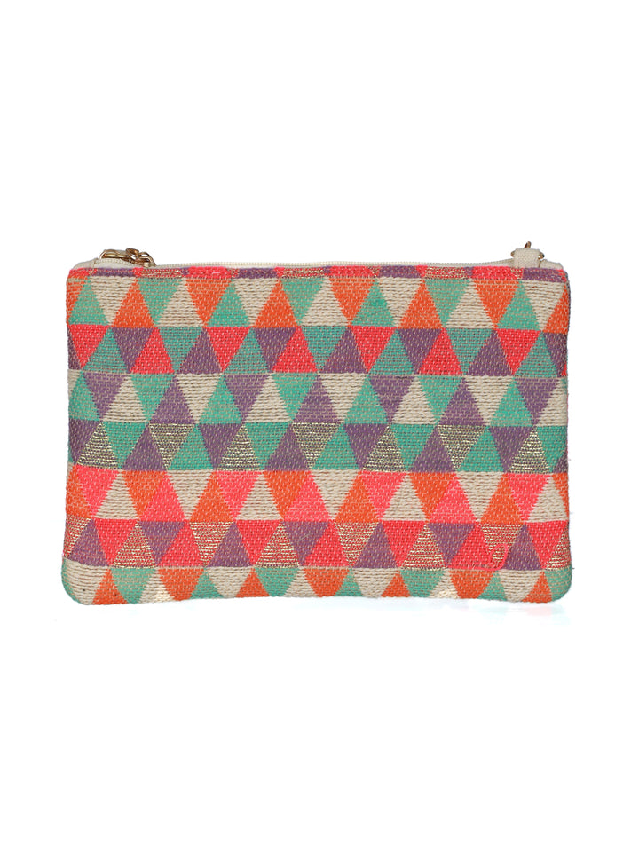 Geometric Multicolor Sling Bag