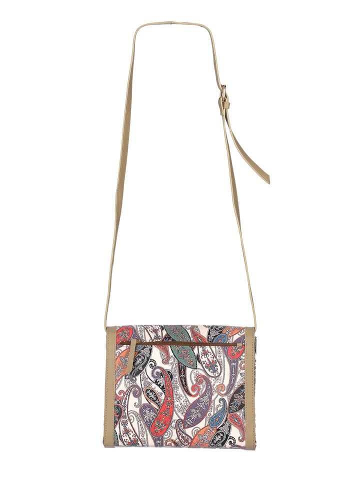Paisley Kalamkari Floral Sling Bag