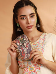 Paisley Kalamkari Floral Cross Body Bag