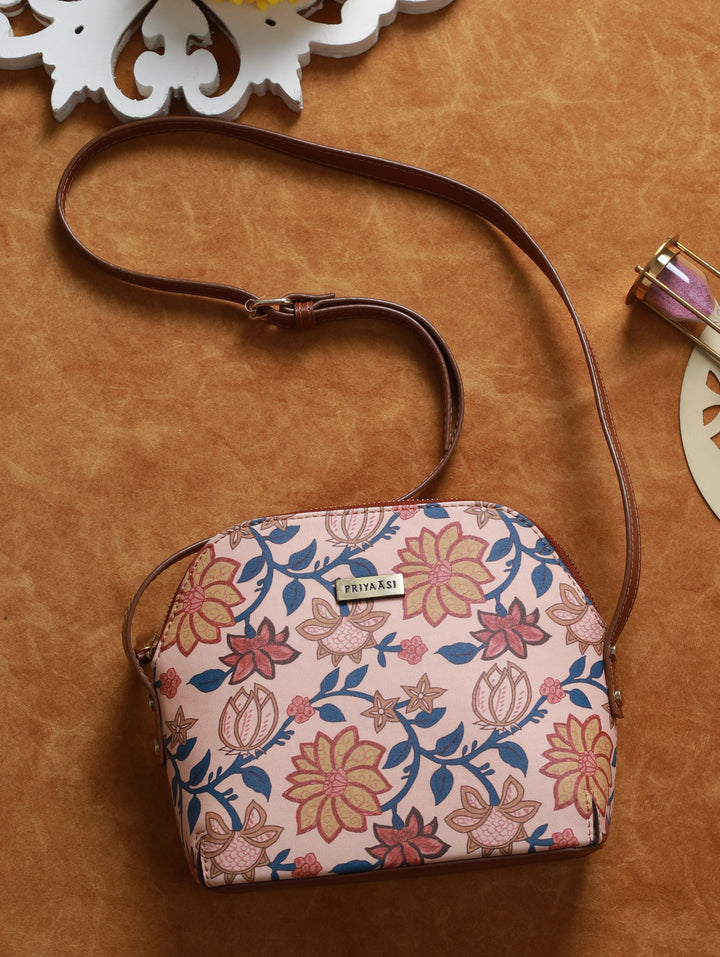 Floral Kalamkari Multicoloured Sling Bag