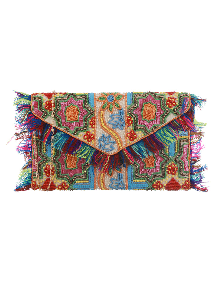 Gul-i-stunning Multicolor Embellished Sling Bag