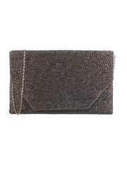 Metal Elegance Embellished Beaded Sling Bag