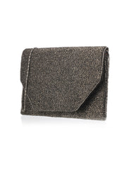 Metal Elegance Embellished Beaded Sling Bag