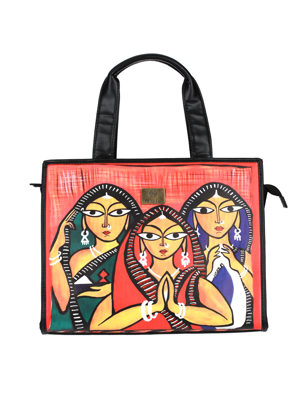 Tribal Naari Digital Print Tote Bag