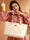 Classic White Solid Tote Bag