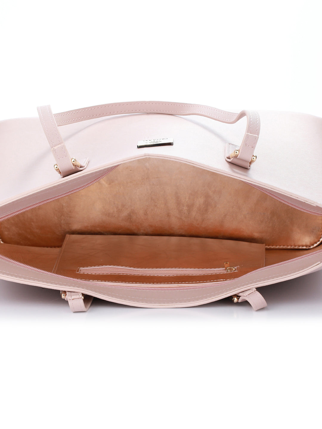 Blush Pink Solid Laptop Sleeve and Tote Bag Set